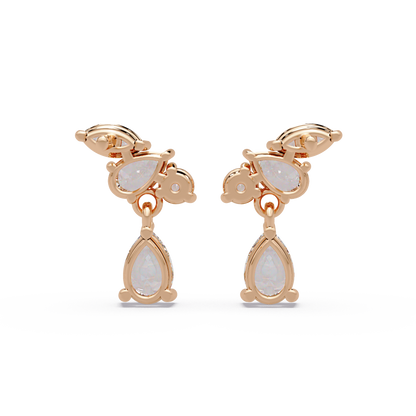 Stepping Stone Trilogy Earrings