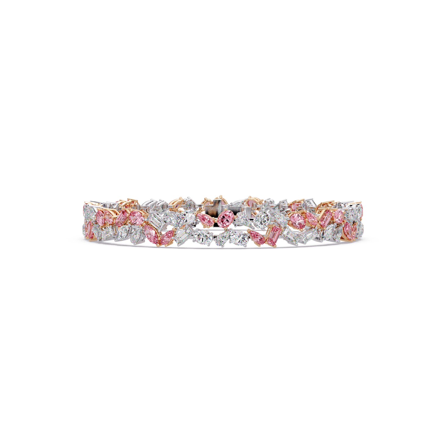 Blush Diamond Cascade Bracelet