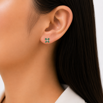 Verdant Petal Bloom Earrings
