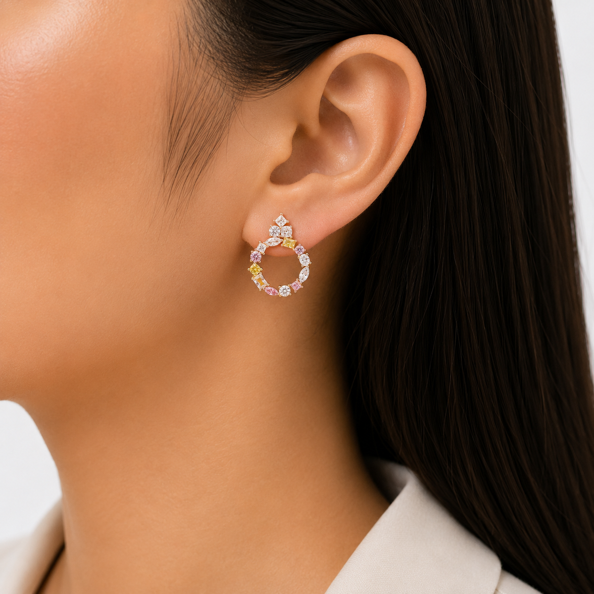 Carousel Mixed Stone Earrings