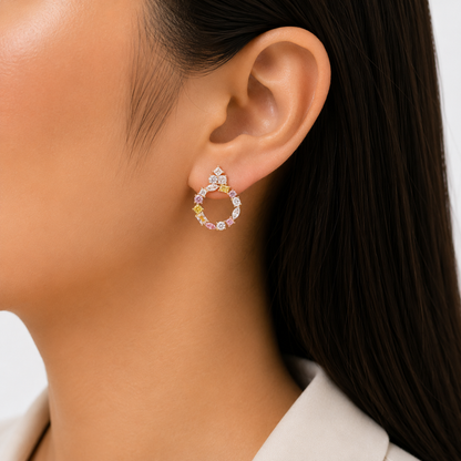 Carousel Mixed Stone Earrings