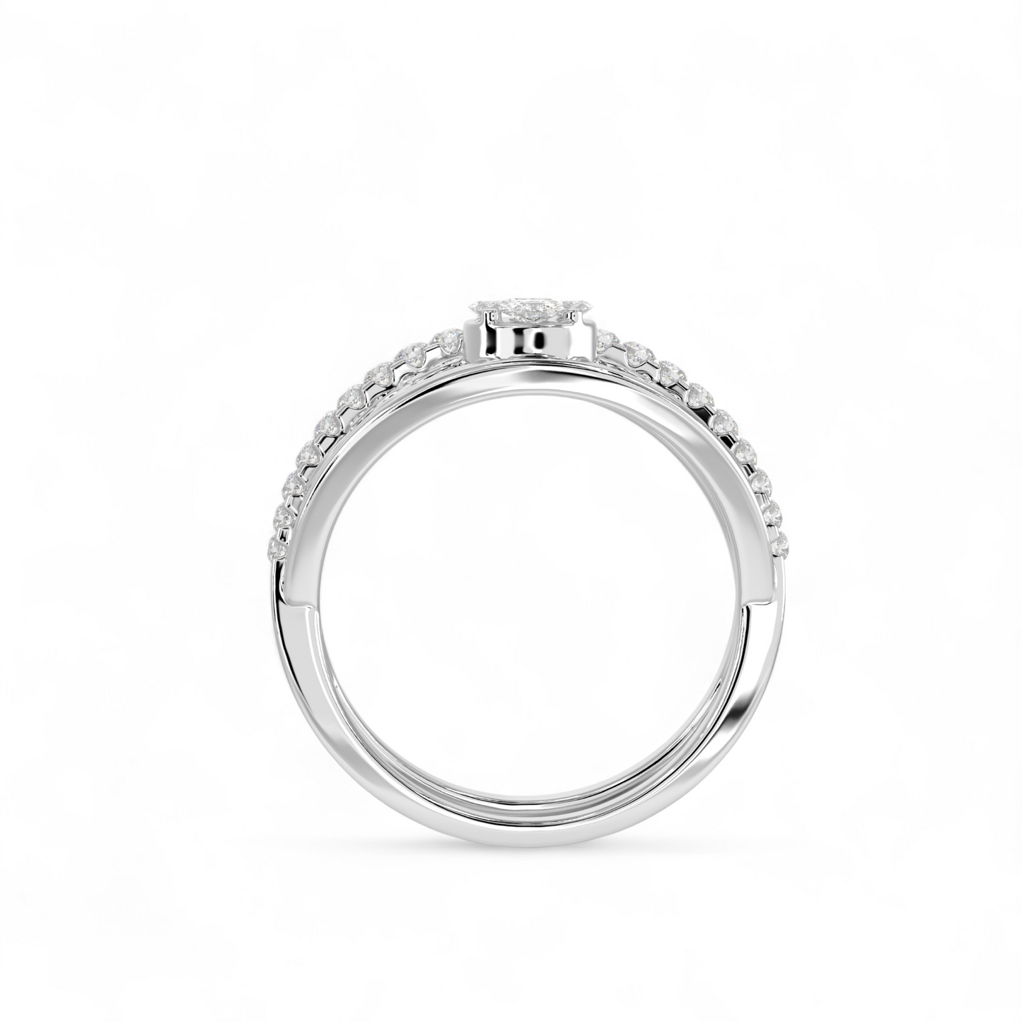 Filigree Dome Diamond Ring
