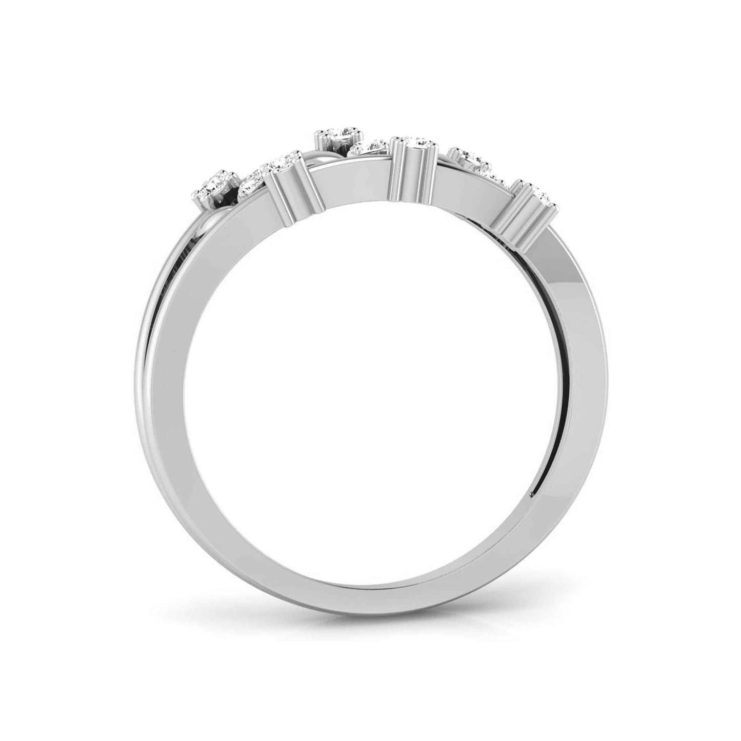 Scattered Blossom Vine Ring
