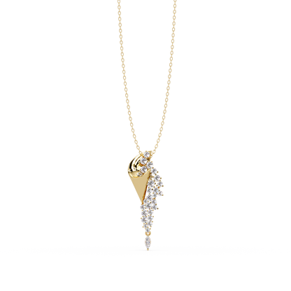 Cornet Diamond Spray Pendant
