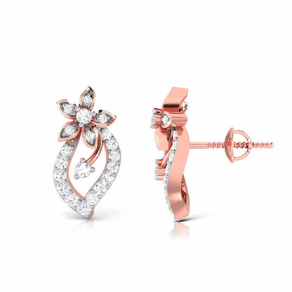 Blossom Leaf Drop Earrings
