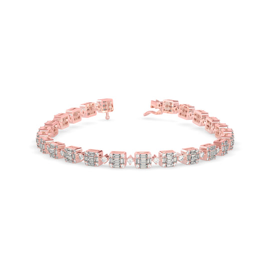 Pavé Link Diamond Bracelet