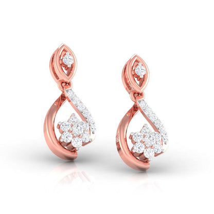 Infinity Blossom Drop Earrings
