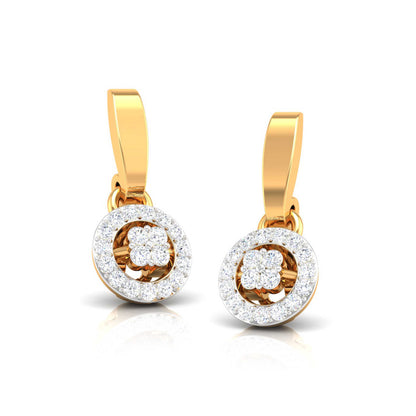 Halo Blossom Drop Earrings