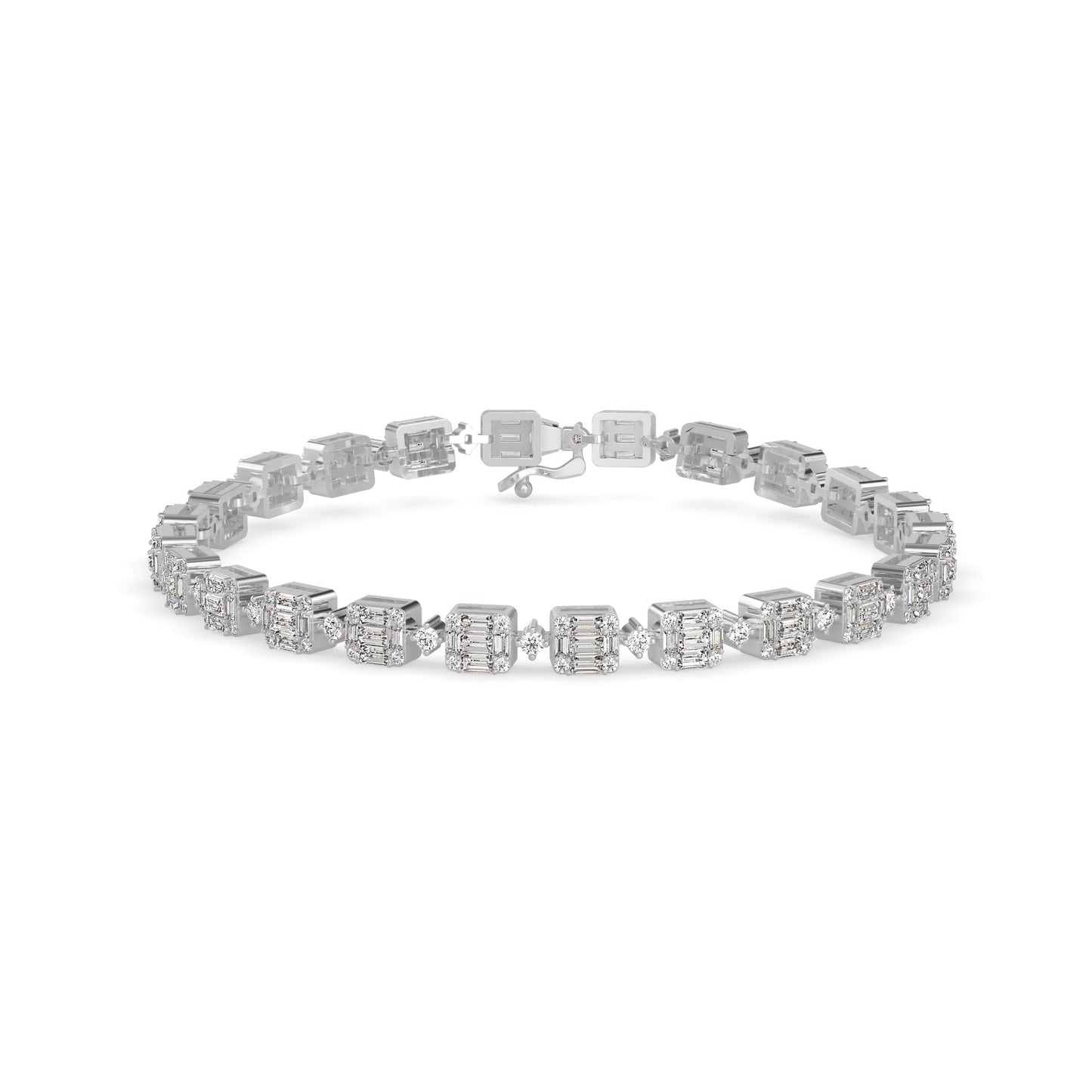 Pavé Link Diamond Bracelet