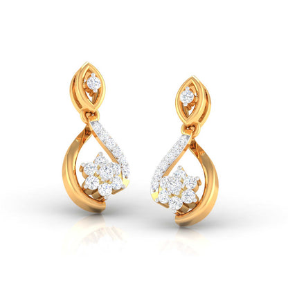 Infinity Blossom Drop Earrings