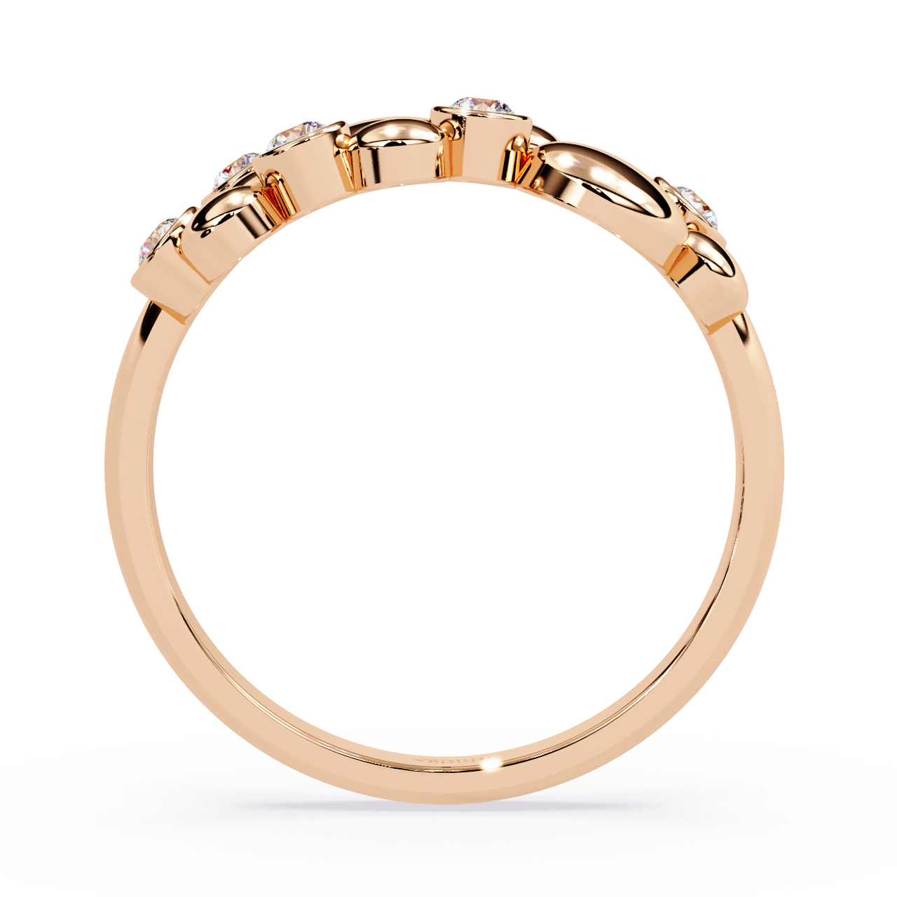 Bubble Cluster Diamond Ring