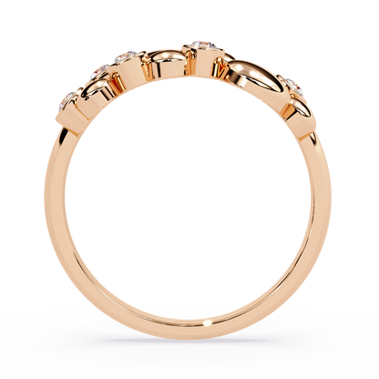 Bubble Cluster Diamond Ring