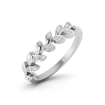 Leaf Vine Diamond Ring