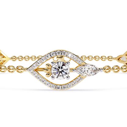 Marquise Station Chain Bracelet