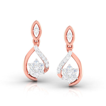 Infinity Blossom Drop Earrings