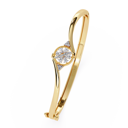Halo Solitaire Bypass Bangle