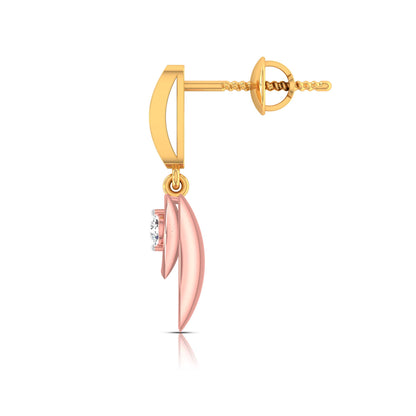 Marquise Fluted Drop Earrings
