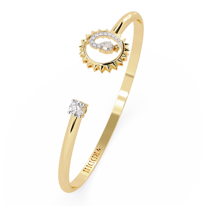 Sunburst Open Cuff Bracelet
