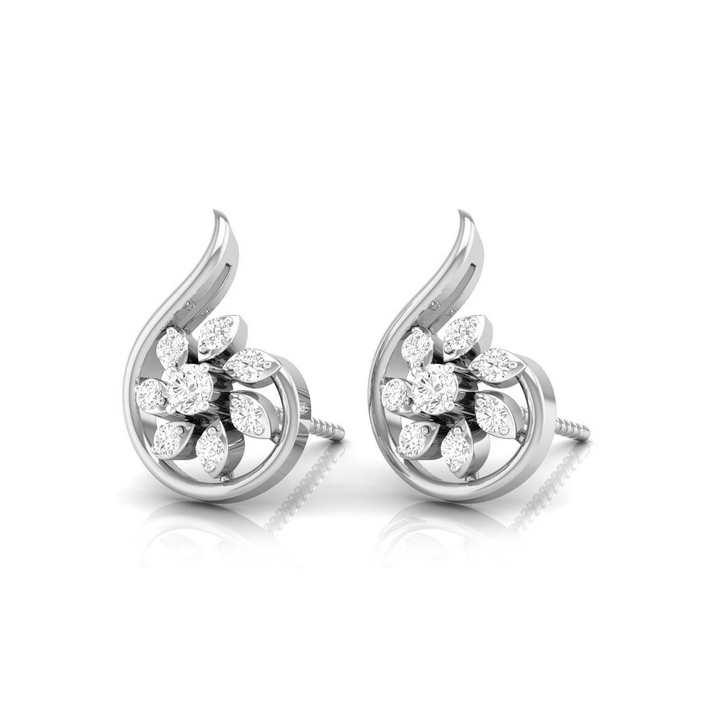 Paisley Blossom Swirl Earrings
