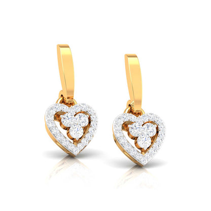 Heart Halo Trio Earrings