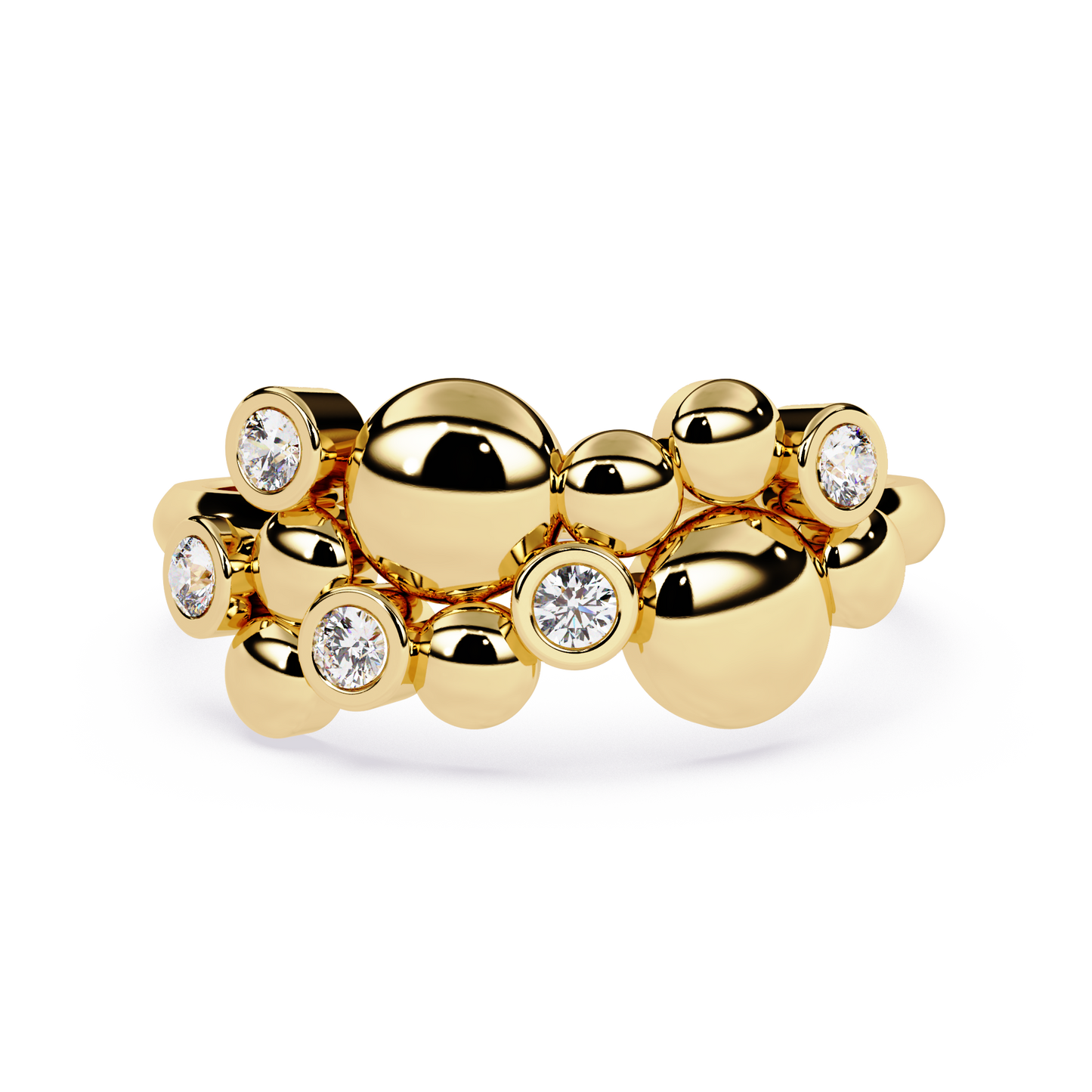 Bubble Cluster Diamond Ring - Origine Diamonds lab-grown diamond jewellery