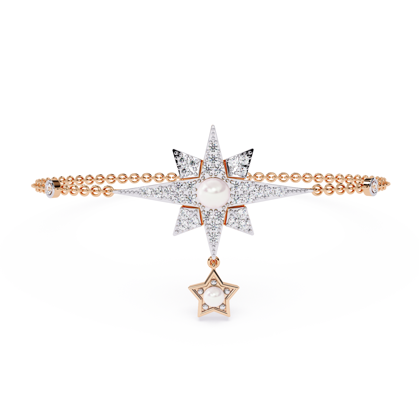 Starburst Charm Chain Bracelet