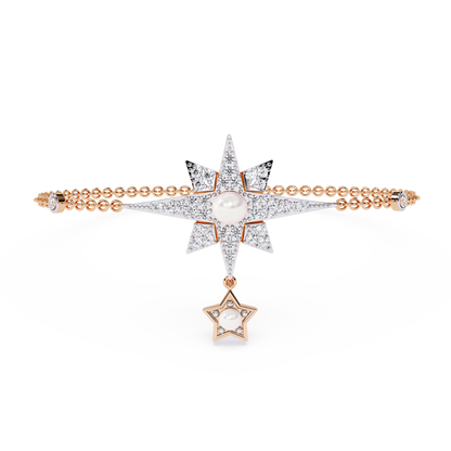 Starburst Charm Chain Bracelet