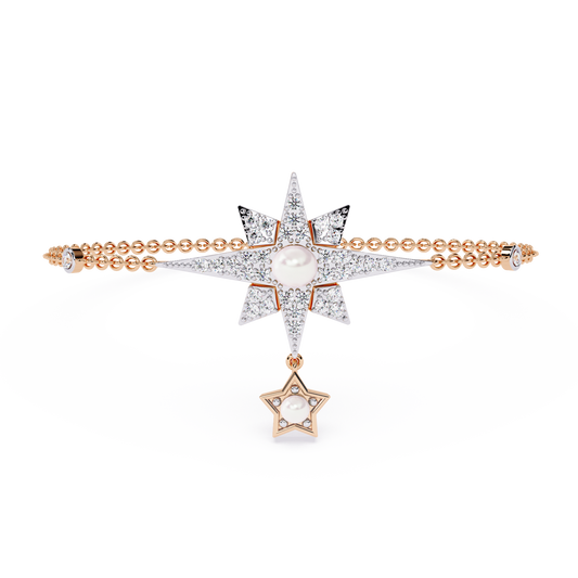Starburst Charm Chain Bracelet