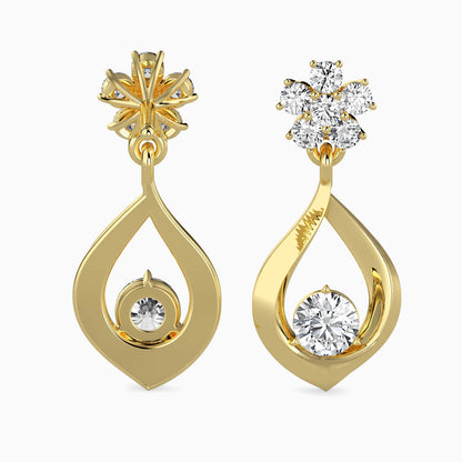 Blossom Teardrop Drop Earrings