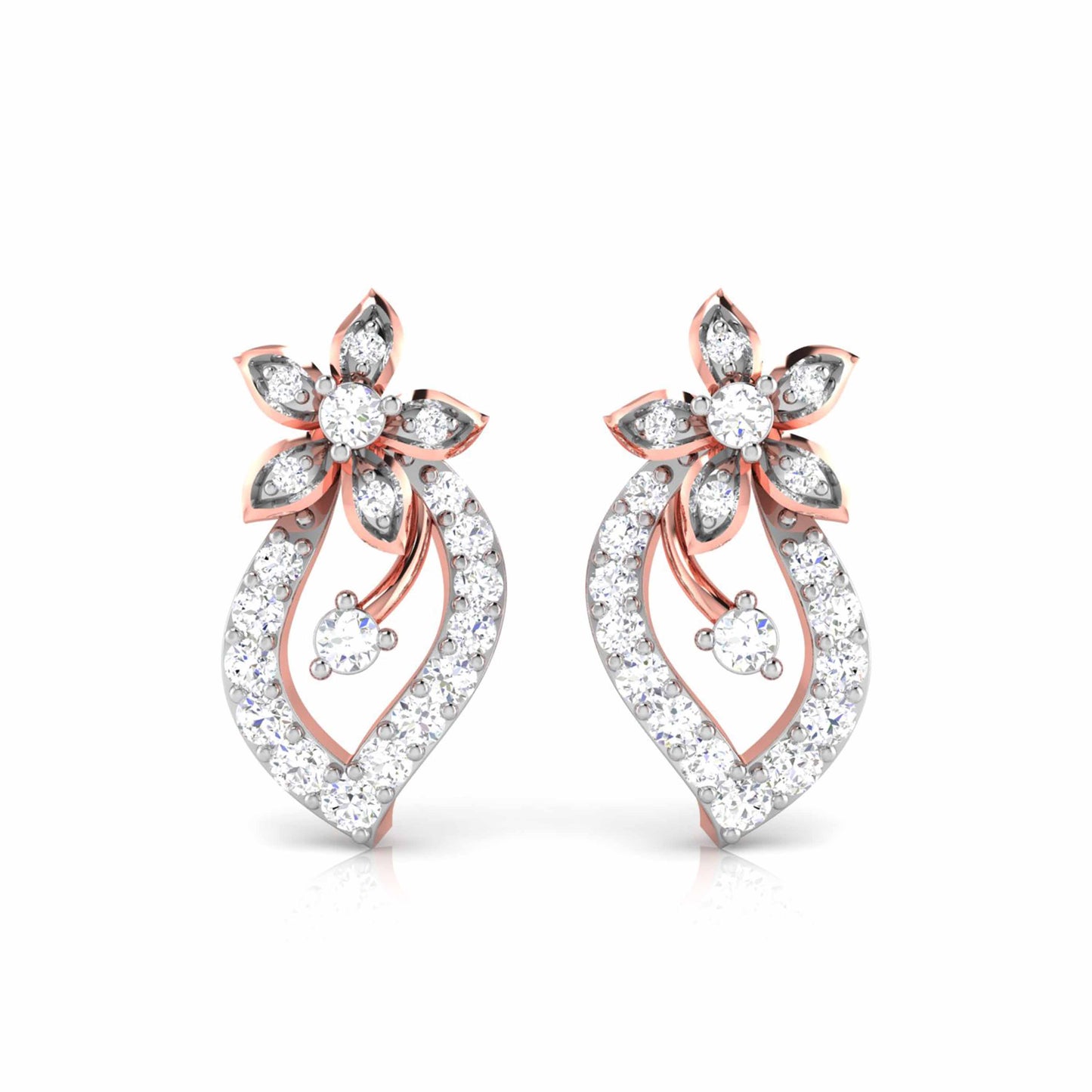 Blossom Leaf Drop Earrings