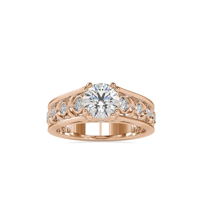 Vintage Filigree Solitaire Ring - Origine Diamonds lab-grown diamond jewellery