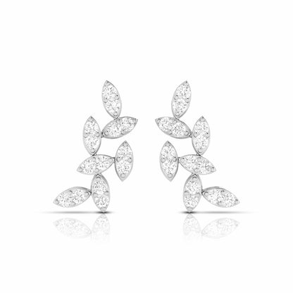 Leaf Vine Climber Earrings