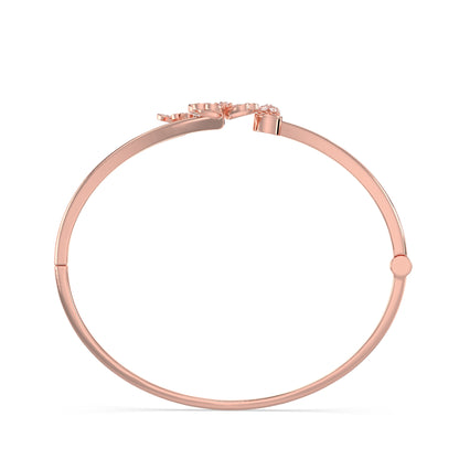 Petal Cluster Diamond Bangle