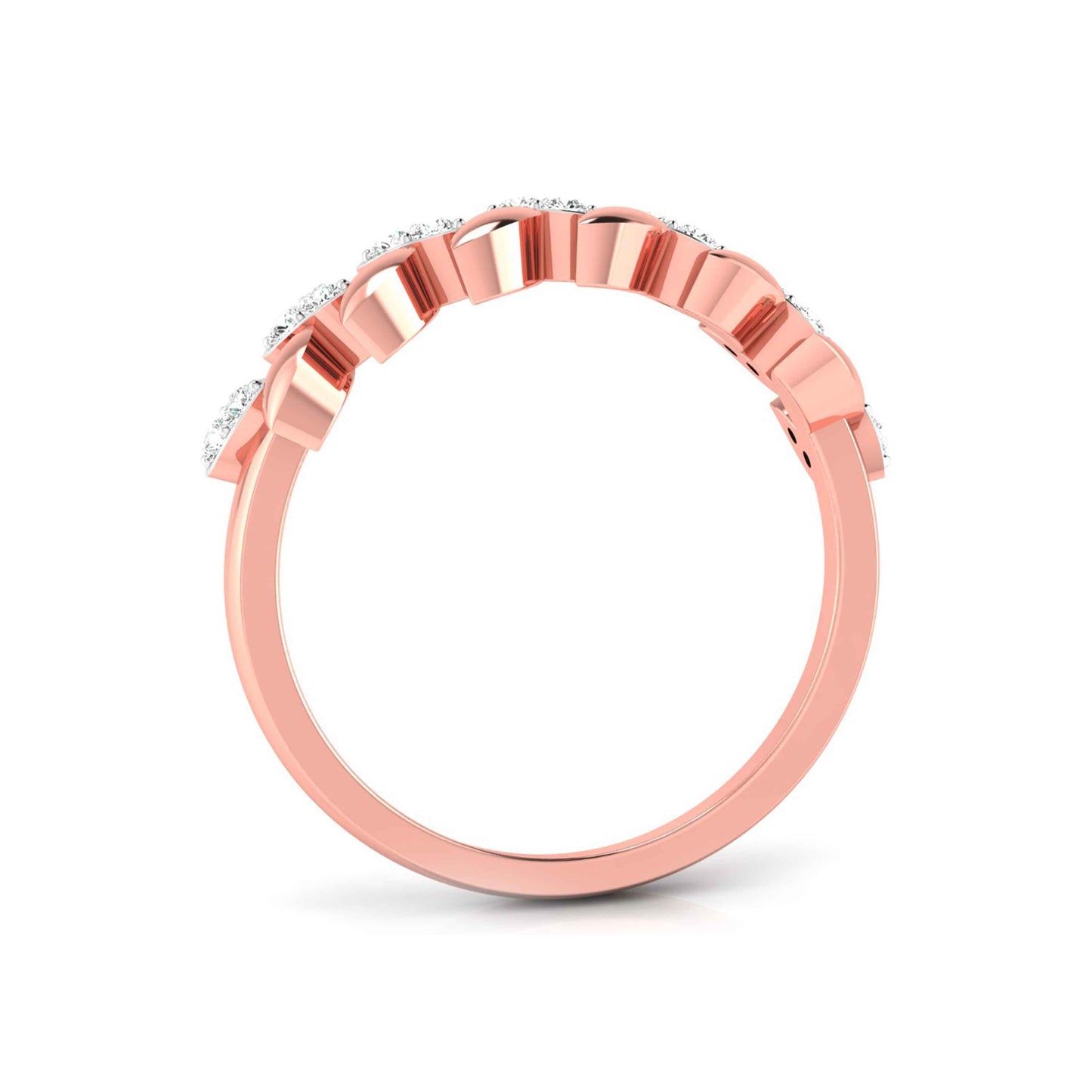 Leaf Vine Diamond Ring