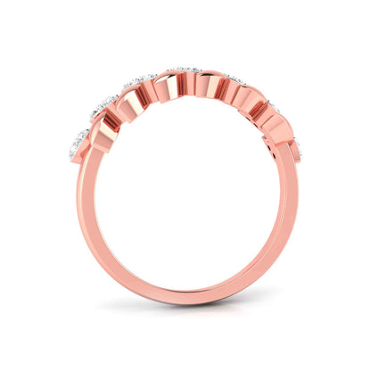 Leaf Vine Diamond Ring
