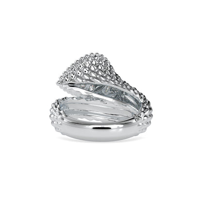 Beaded Bypass Cluster Ring