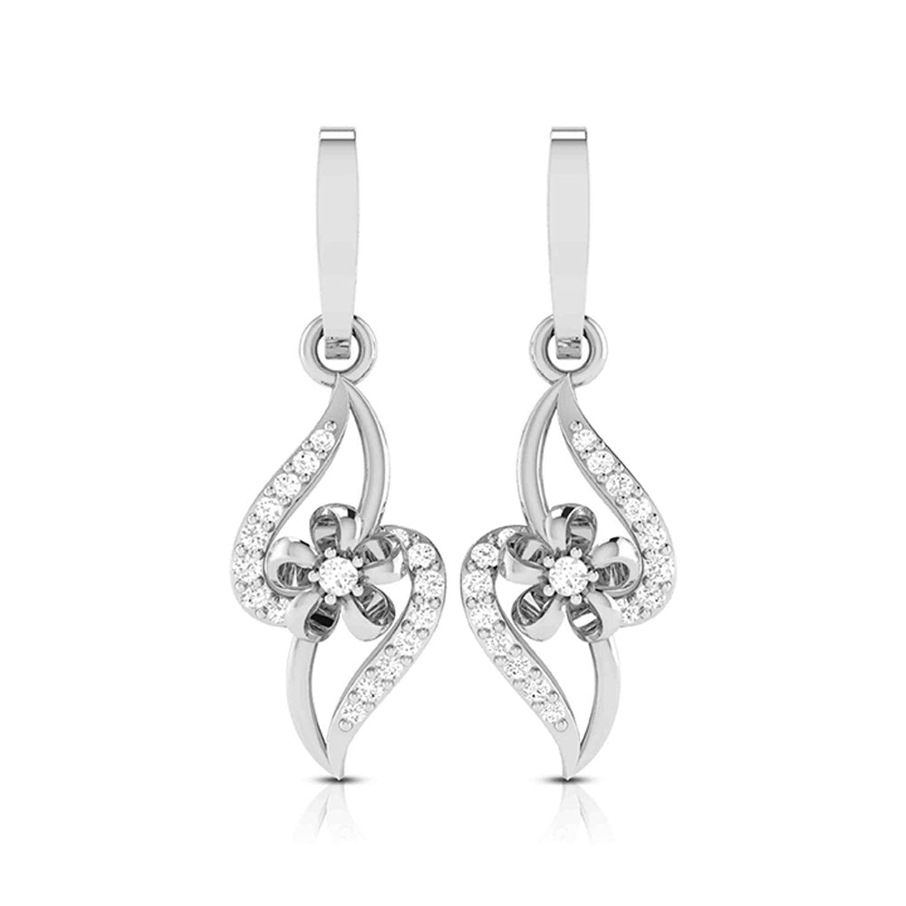 Twist Blossom Drop Earrings