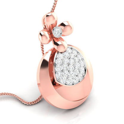Blossom Disc Pendant - Origine Diamonds lab-grown diamond jewellery
