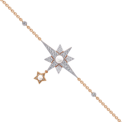 Starburst Charm Chain Bracelet