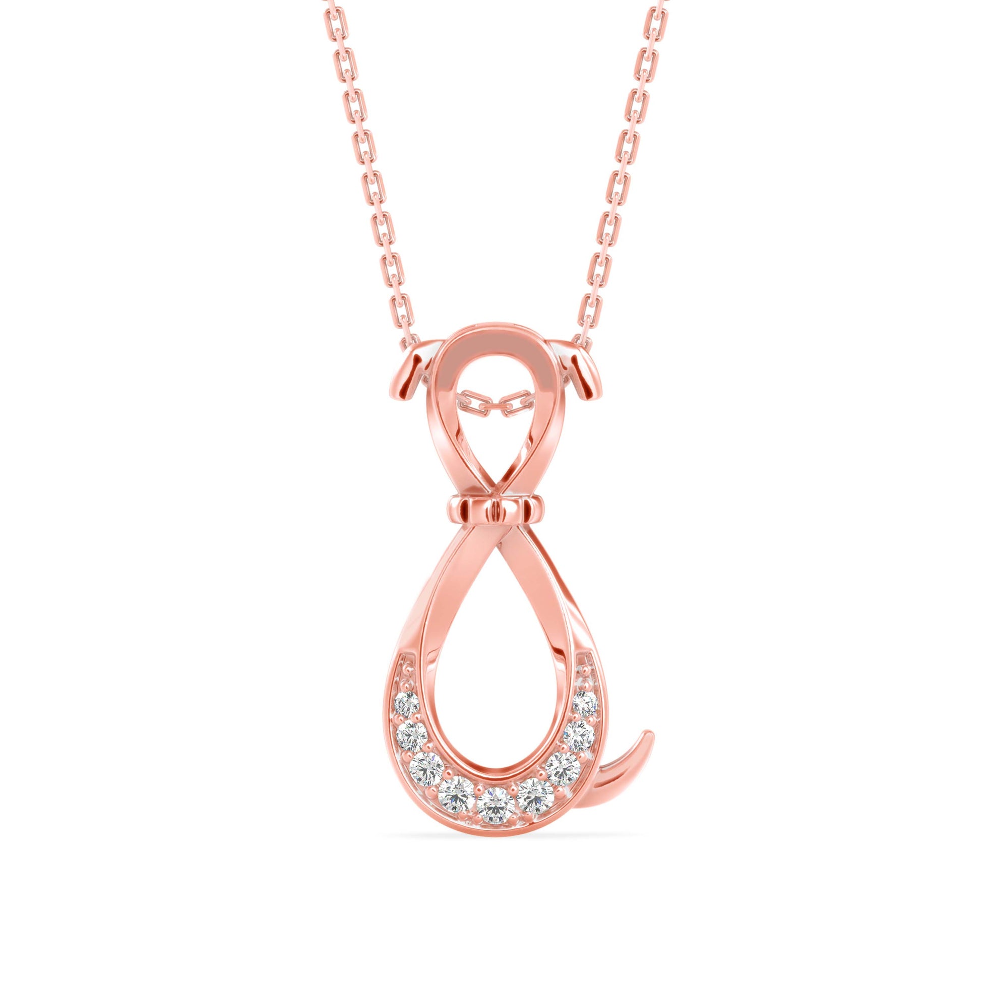 Infinity Swirl Pendant - Origine Diamonds lab-grown diamond jewellery