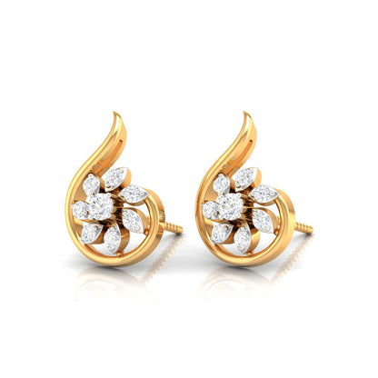 Paisley Blossom Swirl Earrings