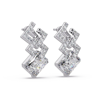 Interlaced Deco Geometry Earrings
