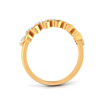 Leaf Vine Diamond Ring