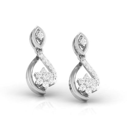 Infinity Blossom Drop Earrings