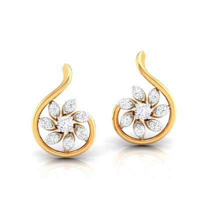 Paisley Blossom Swirl Earrings