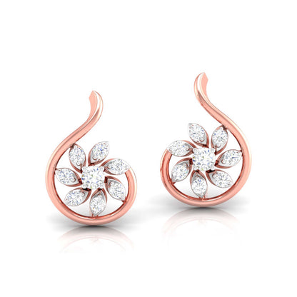 Paisley Blossom Swirl Earrings