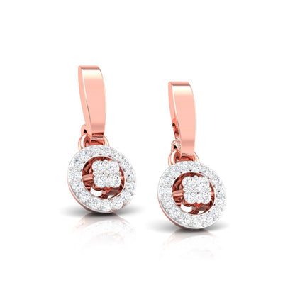 Halo Blossom Drop Earrings