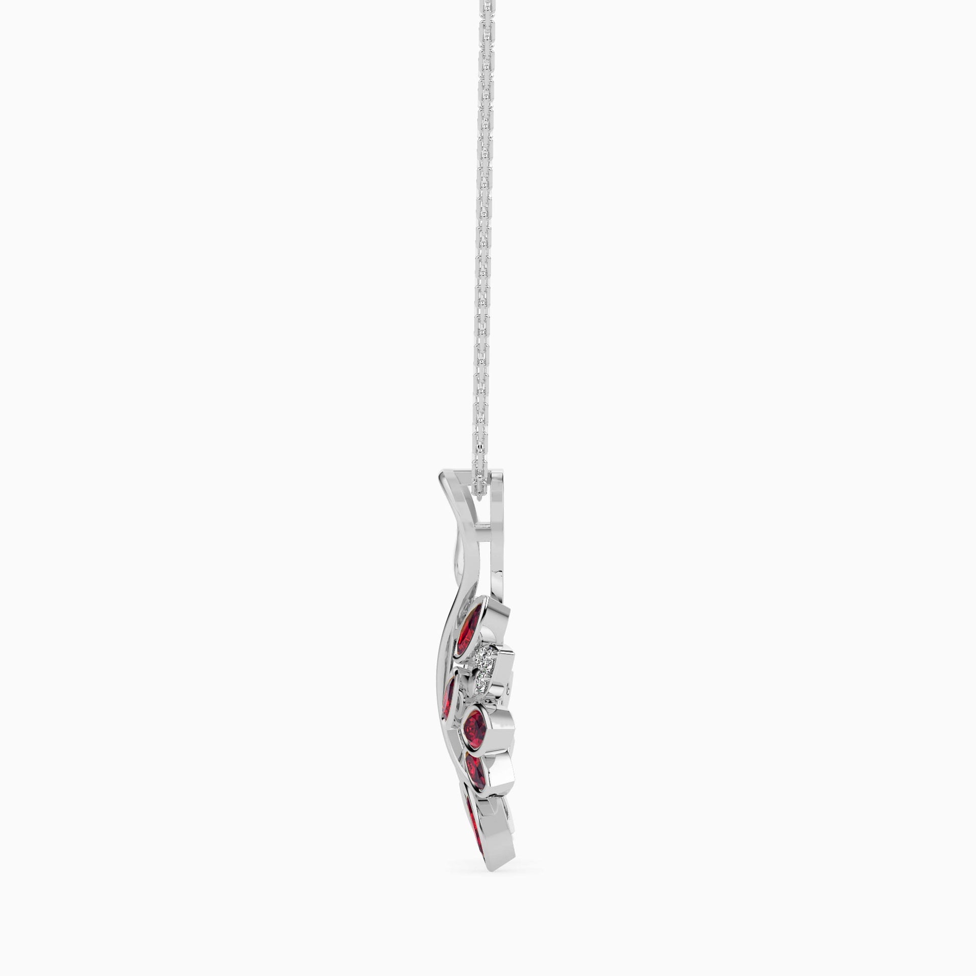 Ruby Flamingo Pendant - Origine Diamonds lab-grown diamond jewellery
