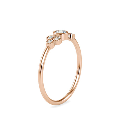 Scattered Bezel Cluster Ring