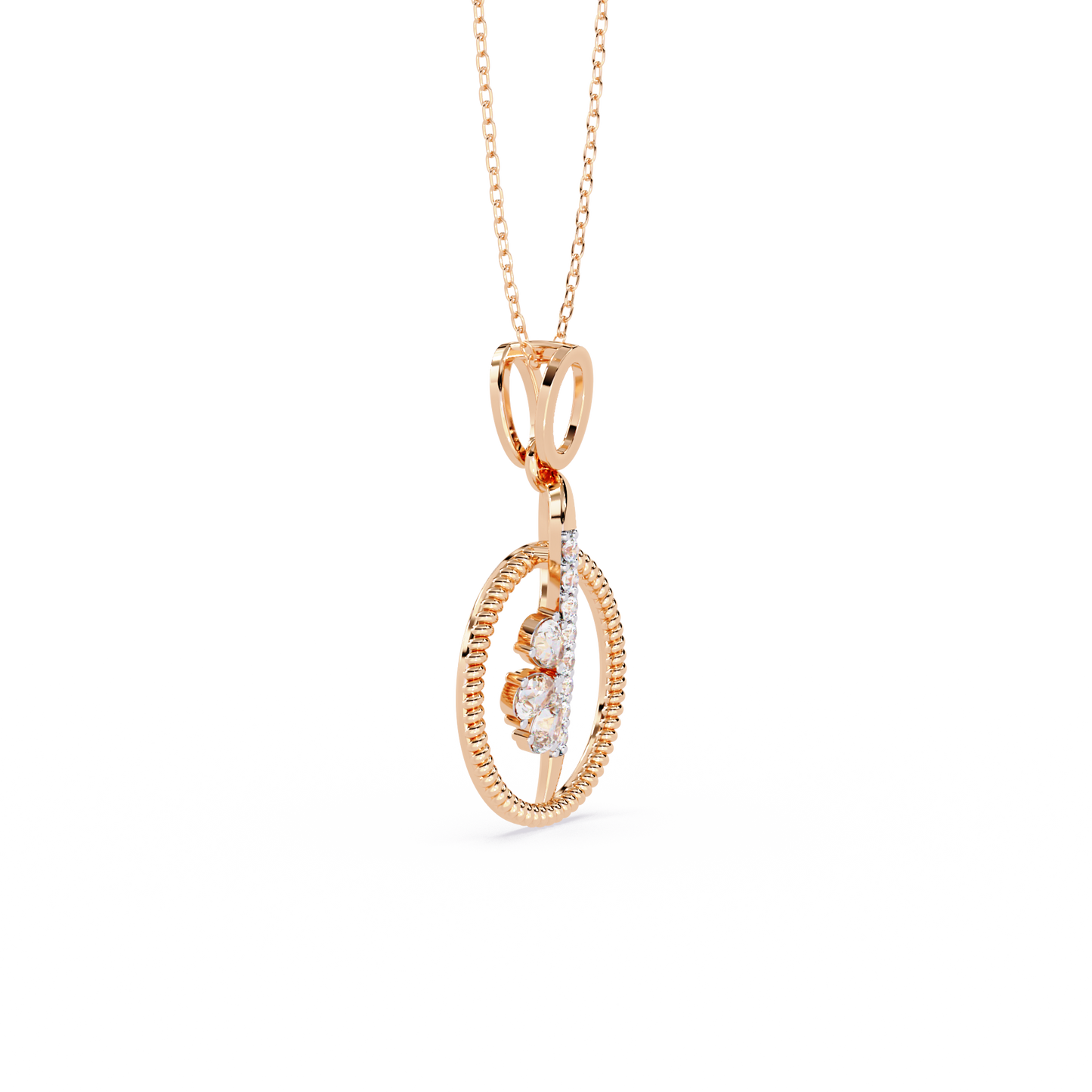 Infinity Circle Blossom Pendant
